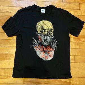 Zara size l black tshirt